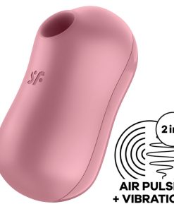 SATISFYER COTTON CANDY STIMULATOR  VIBRATOR - PINK