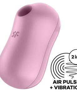 SATISFYER COTTON CANDY STIMULATOR  VIBRATOR - LILAC