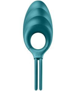 Alternative view of SATISFYER SWORDSMAN RING VIBRATOR - GREEN