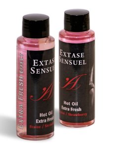 EXTASE SENSUEL VROČE OLJE EKSTRA SVEŽE JAGODE 100 ML