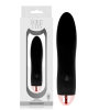 DOLCE VITA POLNILNI VIBRATOR ŠTIRI ČRN 7 HITROSTI