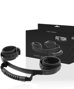 Alternative view of FETISH SUBMISSIVE CUFFS  WITH PULLER
