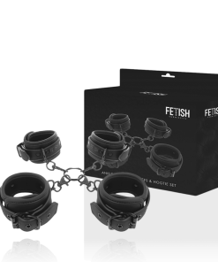 Alternative view of FETISH SUBMISSIVE HOGTIE AND CUFF SET