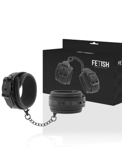 Alternative view of FETISH SUBMISSIVE HANDCUFFS VEGAN LEATHER