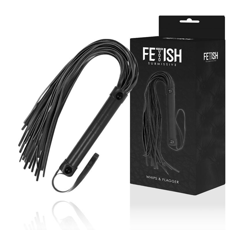 FETISH SUBMISSIVE BIČ IZ VEGANSKEGA USNJA - slika 2