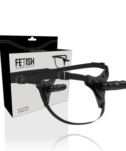 Alternative view of FETISH SUBMISSIVE POSTROJ S SILIKONSKIM REALISTIČNIM DILDOM - ČRNI 15 CM