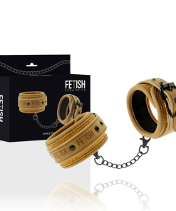 Alternative view of FETISH SUBMISSIVE ORIGIN ANKLE CUFFS VEGAN LEATHER