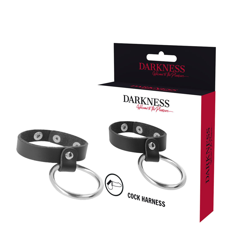 DARKNESS KOVINSKI OBROČ ZA PENIS IN MODA