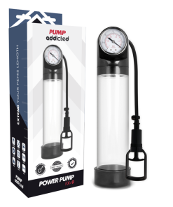 PUMP ADDICTED RX9 ČRPALKA ZA PENIS - PROZORNA