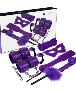 EXPERIENCE BDSM FETIŠ KOMPLET - VIJOLIČNA SERIJA