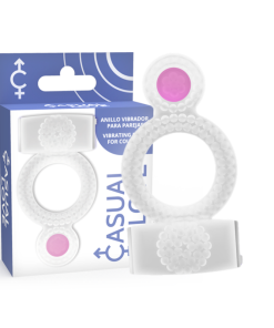 CASUAL RING VIBRATOR ZA DVOJNI UŽITEK - PROZOREN