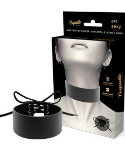 COQUETTE CHIC DESIRE ROČNO IZDELAN CHOKER IZ VEGANSKEGA USNJA
