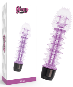 GLOSSY AXEL VIBRATOR - VIJOLIČEN