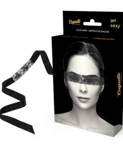 COQUETTE CHIC DESIRE LACE MASK BLACK