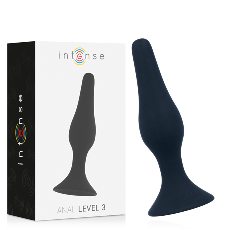 INTENSE ANALNI ČEP LEVEL 3 12,5 CM - ČRNI
