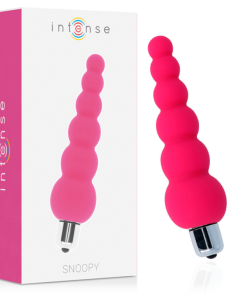 INTENSE SNOOPY SILIKONSKI VIBRATOR S 7 HITROSTMI - ROZA
