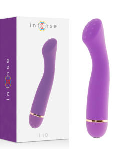 INTENSE LILO SILIKONSKI VIBRATOR Z 20 HITROSTMI - VIJOLIČEN