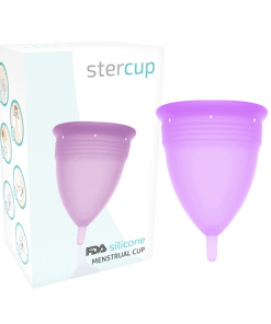 STERCUP MENSTRUAL CUP SIZE L PURPLE COLOR FDA SILICONE
