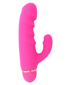 INTENSE CRASS SILIKONSKI VIBRATOR Z 20 HITROSTMI - ROZA - slika 3