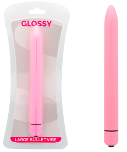 GLOSSY SLIM TANEK VIBRATOR - ROZA