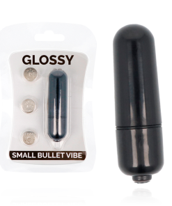GLOSSY MALI KROGLIČNI VIBRATOR - ČRNI