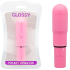 GLOSSY ŽEPNI VIBRATOR DEEP ROSE - TEMNO ROZA