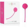 INTENSE KISHA FIT ONE SILIKONSKI ANALNI ČEP ZA KEGELOVE VAJE - ROZA