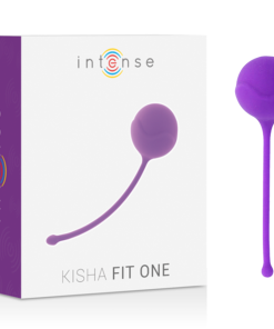 INTENSE KISHA FIT ONE SILIKONSKI ANALNI ČEP ZA KEGELOVE VAJE - VIJOLIČEN