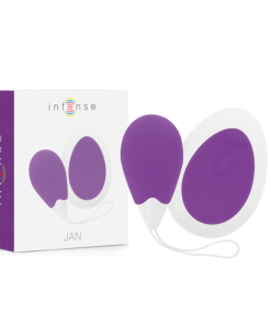INTENSE JAN VIBRATING EGG REMOTE DEEP PURPLE