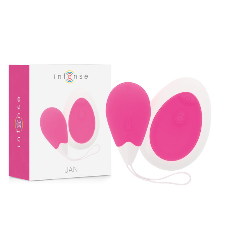 INTENSE JAN VIBRATING EGG REMOTE DEEP PINK