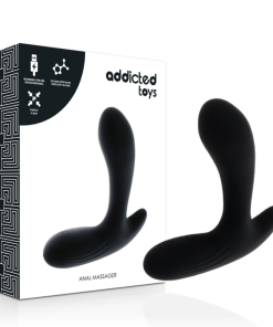 ADDICTED TOYS VIBRACIJSKI ANALNI MASAŽER - ČRNI