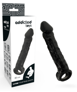 ADDICTED TOYS PODALJŠEK PENISA/DILDO - ČRNI
