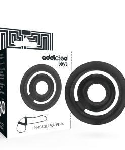 ADDICTED TOYS POTENZ- C-RING OBROČEK ZA PENIS - ČRNI