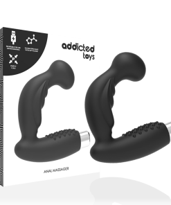 ADDICTED TOYS POLNILNI PROTETIČNI VIBRATOR - ČRNI