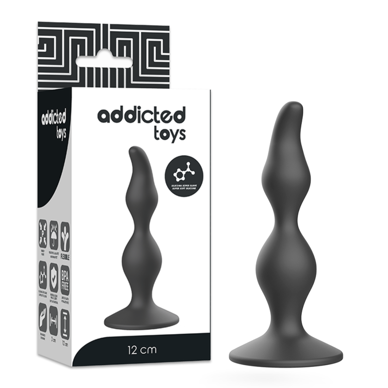 ADDICTED TOYS ANALNI SEKSUALNI ČEP 12 CM ČRN