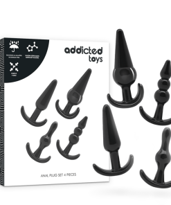 ADDICTED TOYS KOMPLET 4 ANALNIH ČEPOV