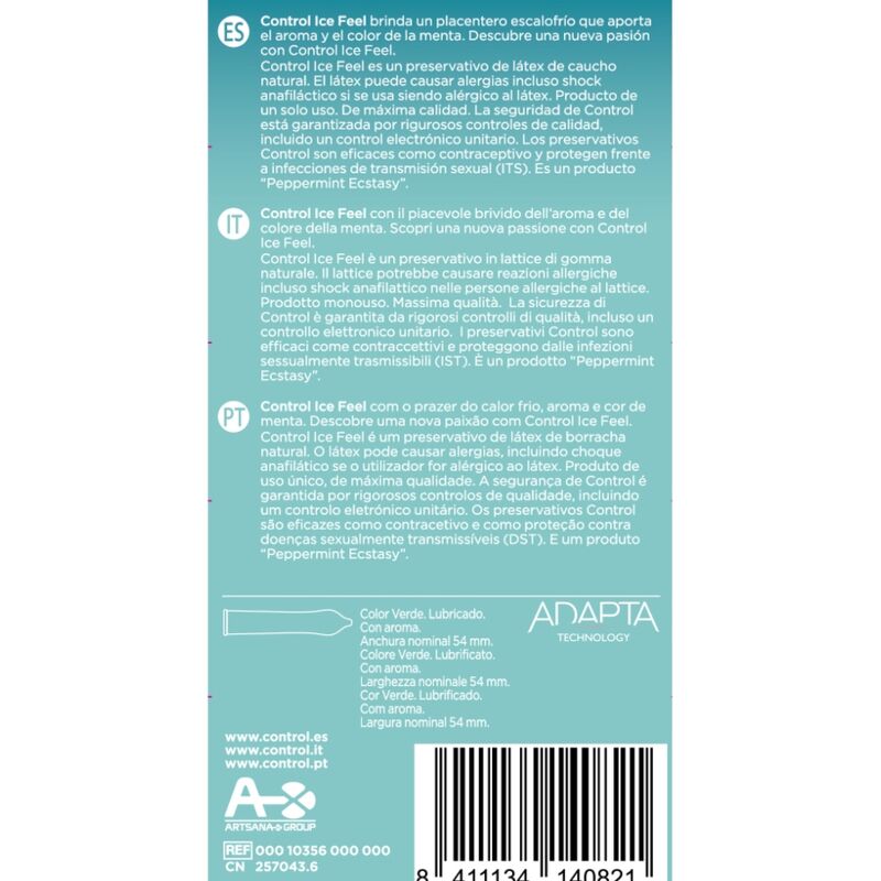 CONTROL ICE FEEL COOL EFFECT 10 UNITS - slika 2