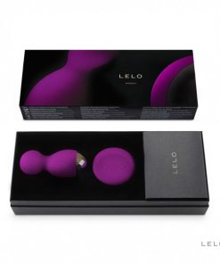 Alternative view of LELO HULA ANALNE KROGLICE - DEEP ROSE VIJOLIČNA