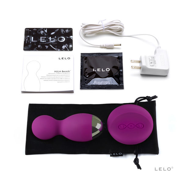 LELO HULA ANALNE KROGLICE - DEEP ROSE VIJOLIČNA - slika 3