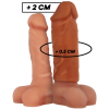 VIRILXL PODALJŠEK ZA PENIS Z DODATNIM UDOBNIM ROKAVOM V3 RJAV