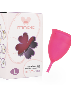 INTIMICHIC MENSTRUALNE SKODELICE IZ MEDICINSKEGA SILIKONA VELIKOST L