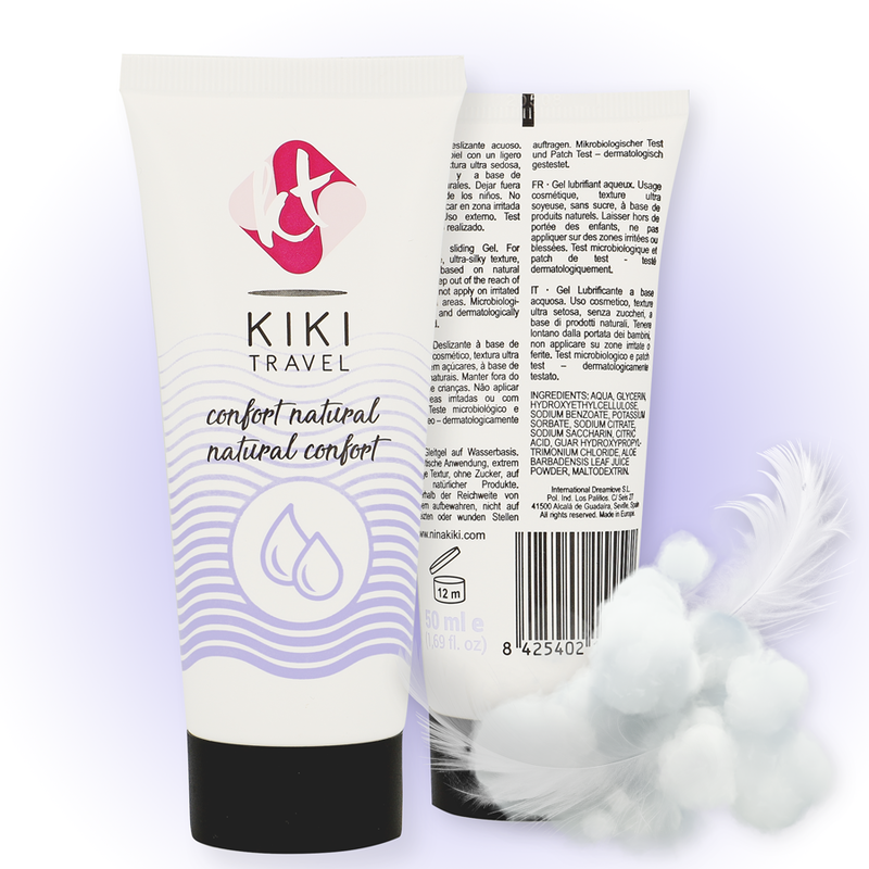 KIKÍ TRAVEL CONFORT NARAVNI LUBRIKANT 50 ML - slika 2