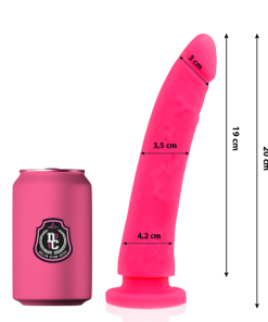 DELTA CLUB TOYS SILIKONSKI DONG - ROZA 20 X 4 CM