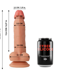 Alternative view of CYBER SILICOCK  JUDE ULTRA REALISTIČEN MEHAK TEKOČI SILIKON 18 CM