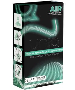 UNIQ AIR FEMALE CONDOM 3 UNITS