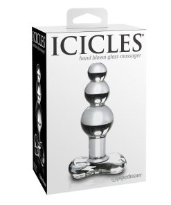 Alternative view of MASAŽER IZ ROČNO PIHANEGA STEKLA ICICLES ŠTEVILKA 47