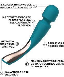 LELO PAMETNA PALICA 2 ZA MASAŽO MEDIUM OCEANOVO MODRA - slika 3