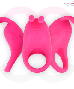 Alternative view of MORESSA BRAD PREMIUM SILIKONSKI POLNILNI VIBRATOR - ROZA