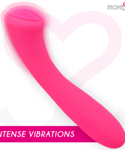 MORESSA CELSO PREMIUM SILIKONSKI POLNILNI VIBRATOR - ROZA