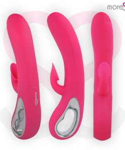 Alternative view of MORESSA DUSTIN PREMIUM SILIKONSKI POLNILNI VIBRATOR - ROZA